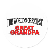 The World's Greatest Great Grandpa stickers by theworldsgreatest The World's Greatest Great Grandpa stickers