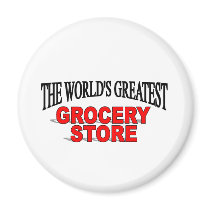 The World's Greatest Grocery Store magnets