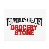 The World's Greatest Grocery Store postcards