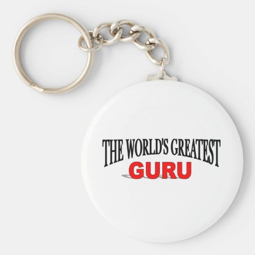 The World's Greatest Guru Key Chain