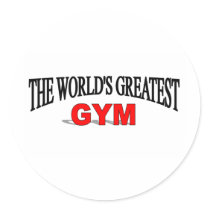 The World's Greatest Gym stickers