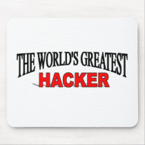 The World's Greatest Hacker mousepads by theworldsgreatest The World's Greatest Hacker mousepads