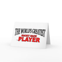 The World's Greatest Hacky Sack Player cards by theworldsgreatest The World's Greatest Hacky Sack Player cards