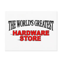 The World's Greatest Hardware Store postcards