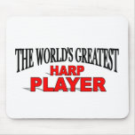 The World's Greatest Harp Player mousepads