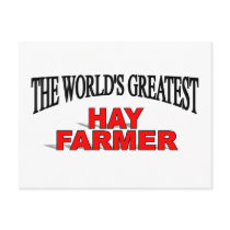 The World's Greatest Hay Farmer postcards by theworldsgreatest The World's Greatest Hay Farmer postcards