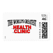 The World's Greatest Health Clinic postage by theworldsgreatest The World's Greatest Health Clinic postage