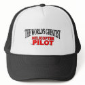 The World's Greatest Helicopter Pilot hats by theworldsgreatest The World's Greatest Helicopter Pilot hats