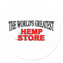 The World's Greatest Hemp Store stickers by theworldsgreatest The World's Greatest Hemp Store stickers