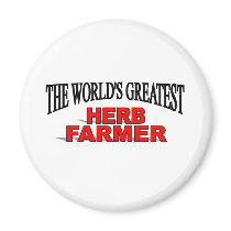 The World's Greatest Herb Farmer magnets by theworldsgreatest The World's Greatest Herb Farmer magnets
