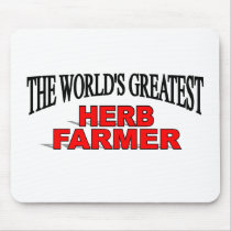 The World's Greatest Herb  Farmer mousepads