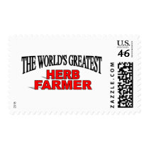 The World's Greatest Herb  Farmer postage