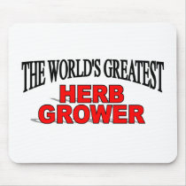 The World's Greatest Herb Grower mousepads