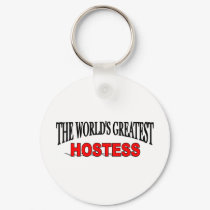 The World's Greatest Hostess keychains