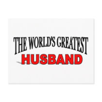 The World's Greatest Husband postcards by theworldsgreatest The World's Greatest Husband postcards