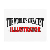 The World's Greatest Illustrator postcards