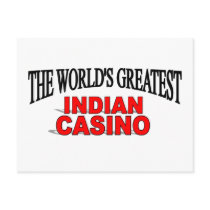 The World's Greatest Indian Casino postcards