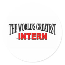 The World's Greatest Intern stickers
