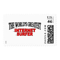 The World's Greatest Internet Surfer postage