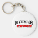 The World's Greatest Iron Worker Keychain