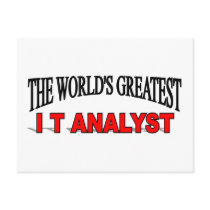 The World's Greatest IT Analyst postcards