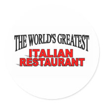 The World's Greatest Italian Restaurant stickers