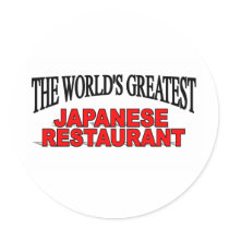 The World's Greatest Japanese Restaurant stickers