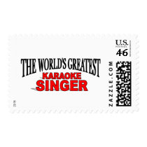 The World's Greatest Karaoke Singer postage by theworldsgreatest The World's Greatest Karaoke Singer postage
