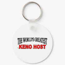 The World's Greatest Keno Host keychains