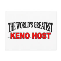 The World's Greatest Keno Host postcards