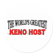 The World's Greatest Keno Host stickers