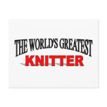 The World's Greatest Knitter Postcard