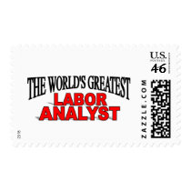 The World's Greatest Labor Analyst Postage Stamps