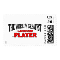 The World's Greatest Lacrosse Player postage by theworldsgreatest The World's Greatest Lacrosse Player postage