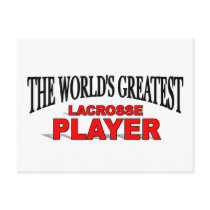 The World's Greatest Lacrosse Player postcards by theworldsgreatest The World's Greatest Lacrosse Player postcards