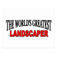 The World's Greatest Landscaper Postcard