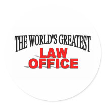 The World's Greatest Law Office stickers by theworldsgreatest The World's Greatest Law Office stickers