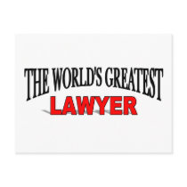 The World's Greatest Lawyer postcards by theworldsgreatest The World's Greatest Lawyer postcards