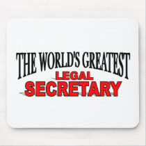 The World's Greatest Legal Secretary mousepads