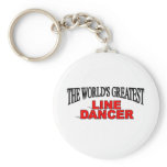 The World's Greatest Line Dancer Key Chains