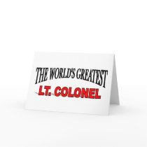 The World's Greatest Lt. Colonel cards