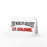 The World's Greatest Lt. Colonel cards