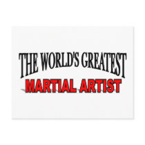 The World's Greatest Martial Artist postcards