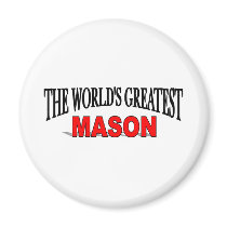 The World's Greatest Mason magnets by theworldsgreatest The World's Greatest Mason magnets
