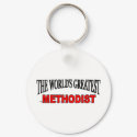 The World's Greatest Methodist keychains