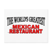 The World's Greatest Mexican Restaurant postcards