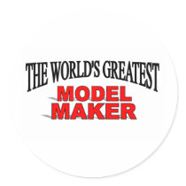 The World's Greatest Model Maker stickers by theworldsgreatest The World's Greatest Model Maker stickers