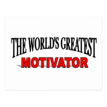 The World's Greatest Motivator Postcards