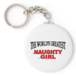 The World's Greatest Naughty Girl Key Chain