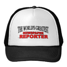 The World's Greatest Newspaper Reporter Mesh Hats